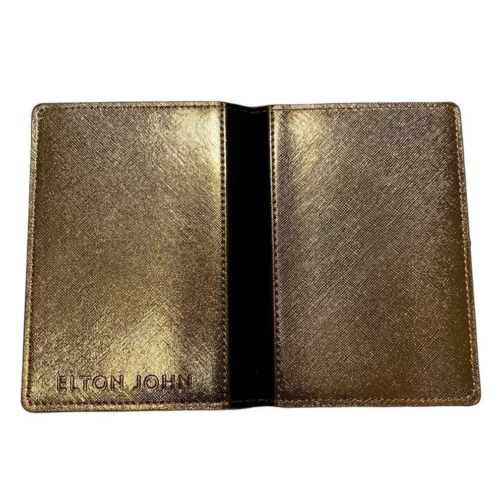 Elton John 2019 Farewell Memorabilia Tour Journal Passport Holder And Tag Bundle